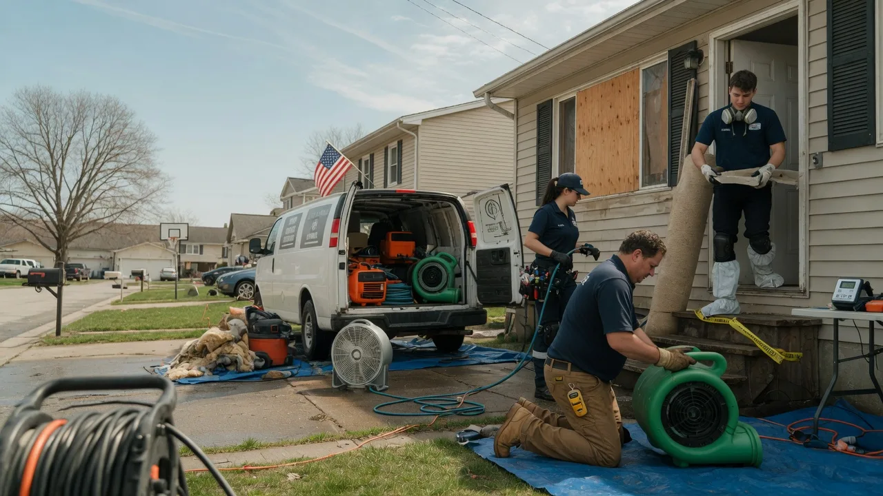 Water Damage Restoration in Glenwood, IL near me